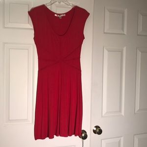 Max Studio Red Flair Dress